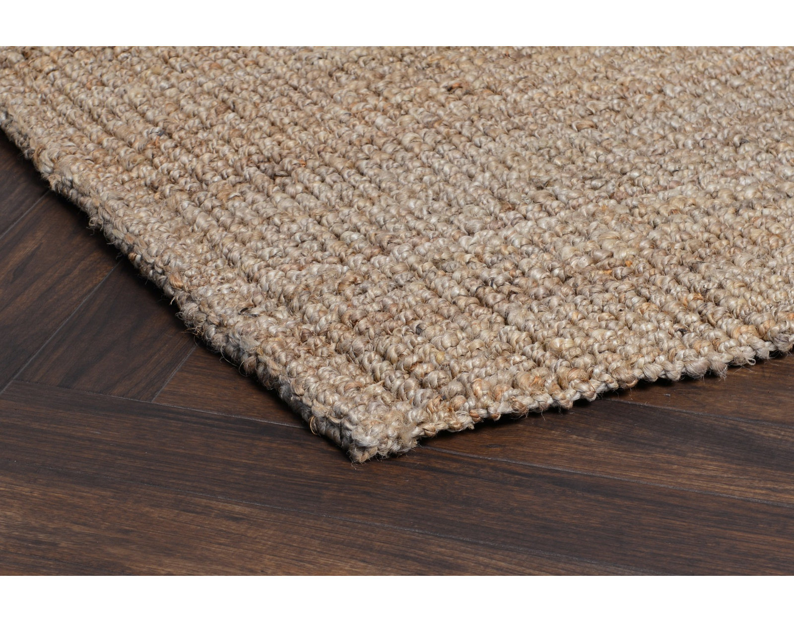 Dickie Jute Natural Area Rug, Rectangle 2' x 3'