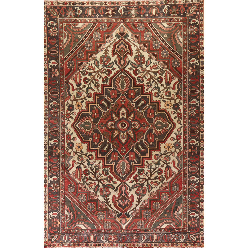 Tapis en laine fait à la main 7 x 10