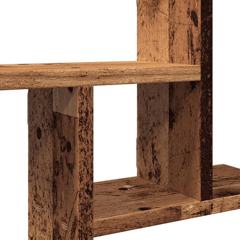 Rocchi Floating Shelf, 38cm H x 38cm W x 12cm, Old Wood