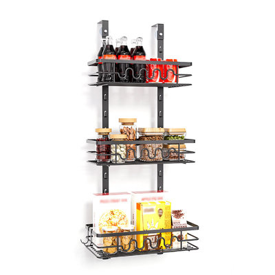 Wall Spice Jar & Rack Set