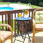 Vidar 36cm Circular Folding Table