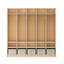 Casier EdQ 5 sections - Naturel-121690173-121690175-121690180