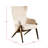Abdelhadi Faux Leather Armchair-537507975