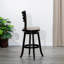 Tabouret pivotant à lattes de 30 po de hauteur de bar-919367203