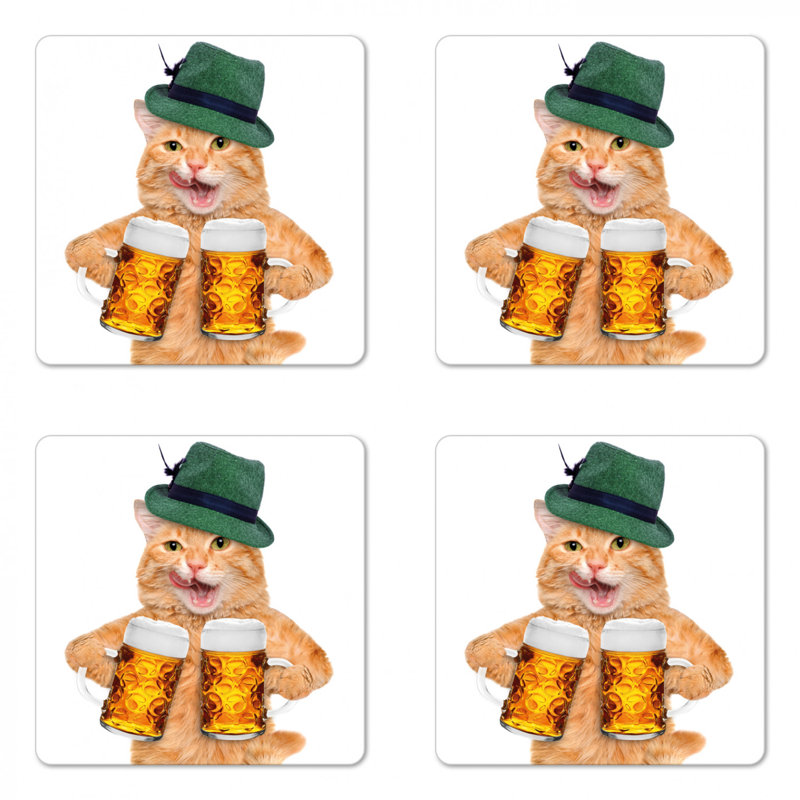 Square 4 Piece Coaster Set