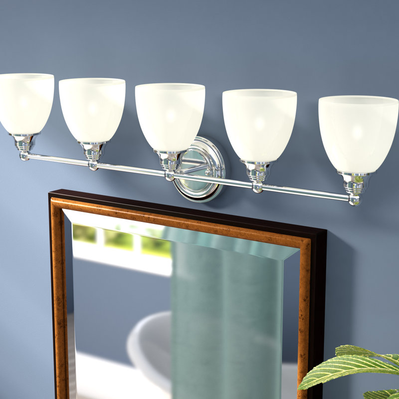 Mayday 5 - Light Dimmable Vanity Light, Polished Chrome