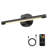 Matte Black 16.34 in. LED Picture Light with Remote Control Dimmable Multiple Colour Temperatures Rotatable and Timer