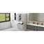 Armoire de rangement blanche pour salle de bain avec buanderie. , Peint. Tablette réglable pour divers articles. Portes et tiroirs extra - 2 matériaux, mobilier d'espace. Et une disposition compacte-118024759