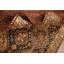 Tapis de couloir brun et rouille traditionnel 4 x 9