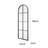 Metal Arch Window Pane Wall Mirror