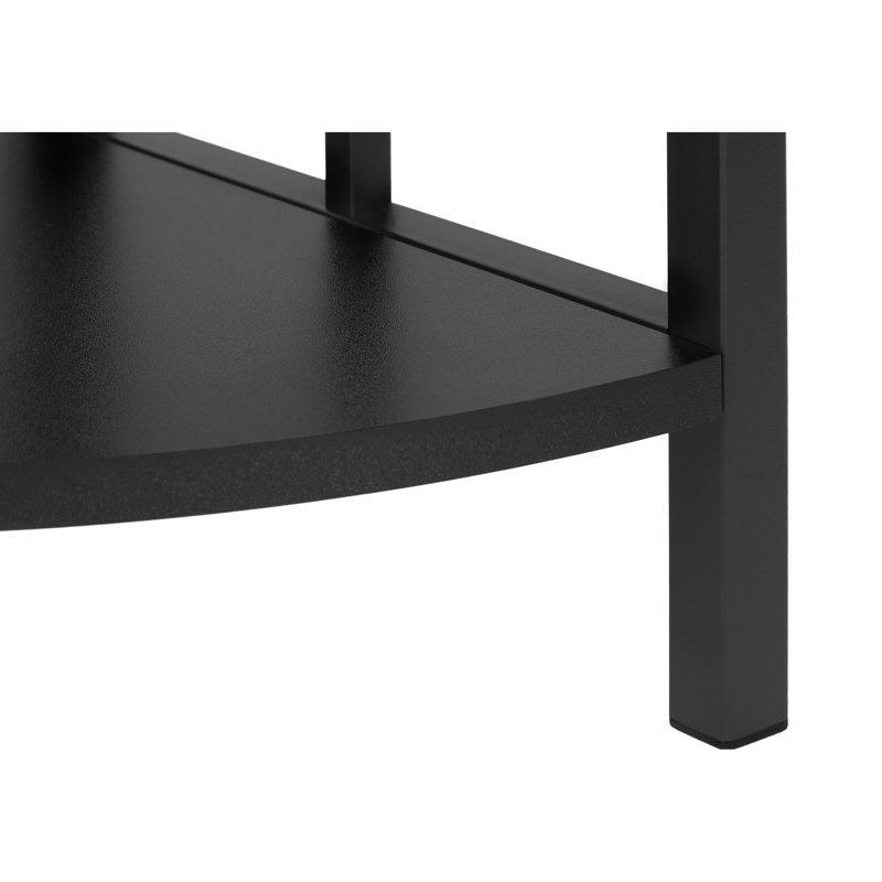 Black Metal 4 Tier Bookcase, Modern For Bedroom And Office Design