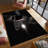 Chic Non Woven Thin Type Printed Rug with Intricate Floral Design for a Sophisticated Home Decor Enhancement