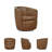 Gradel Swivel Chair-99217050