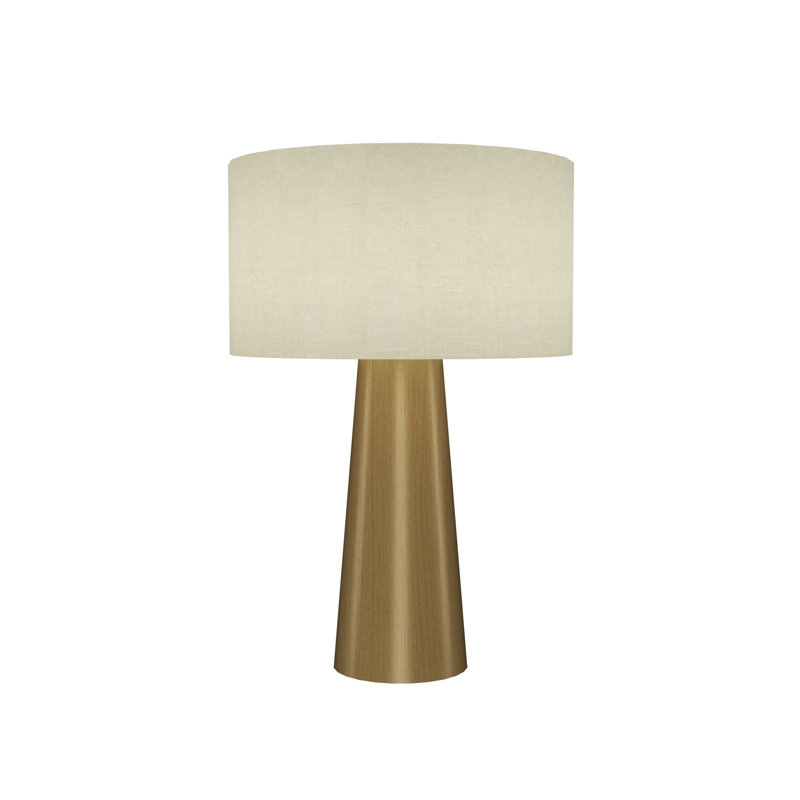 Cônico Desk Table Lamp, Organic Gold