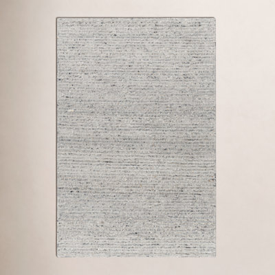 Joly Hand-Woven Gray Striped Rug