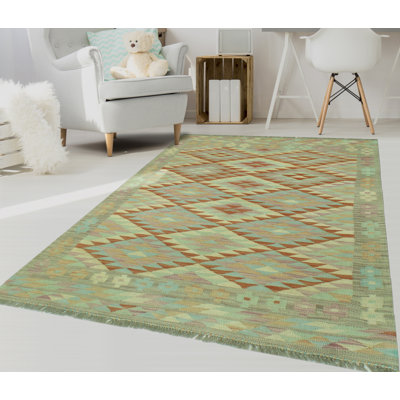 Esteysi One-of-a-Kind 4'2" X 5'3" 2022 Wool Area Rug