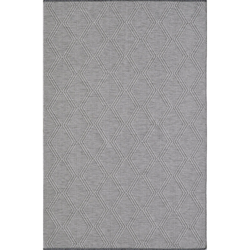 Tapis rectangulaire Esthen avec envers antidérapant, Rectangle 4 pi x 6 pi