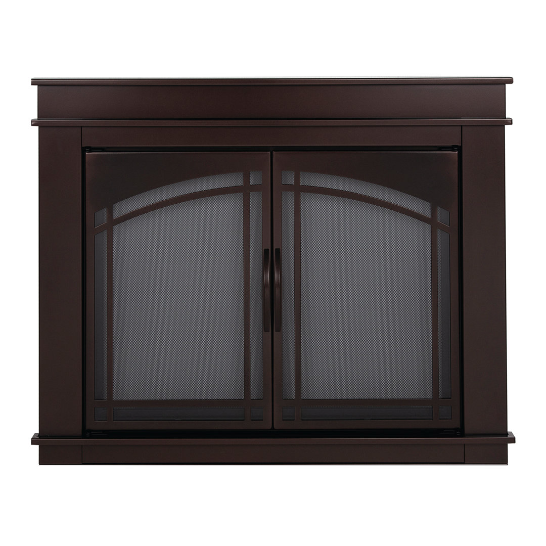 Guion Cabinet Style Steel Fireplace Doors Symple Stuff 