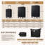 Ensemble de 5 valises avec sacs Hardside-129384419