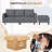 Modern L-Shaped Sectional Sofa with Chaise USB Charging Port and Storage-1330516334