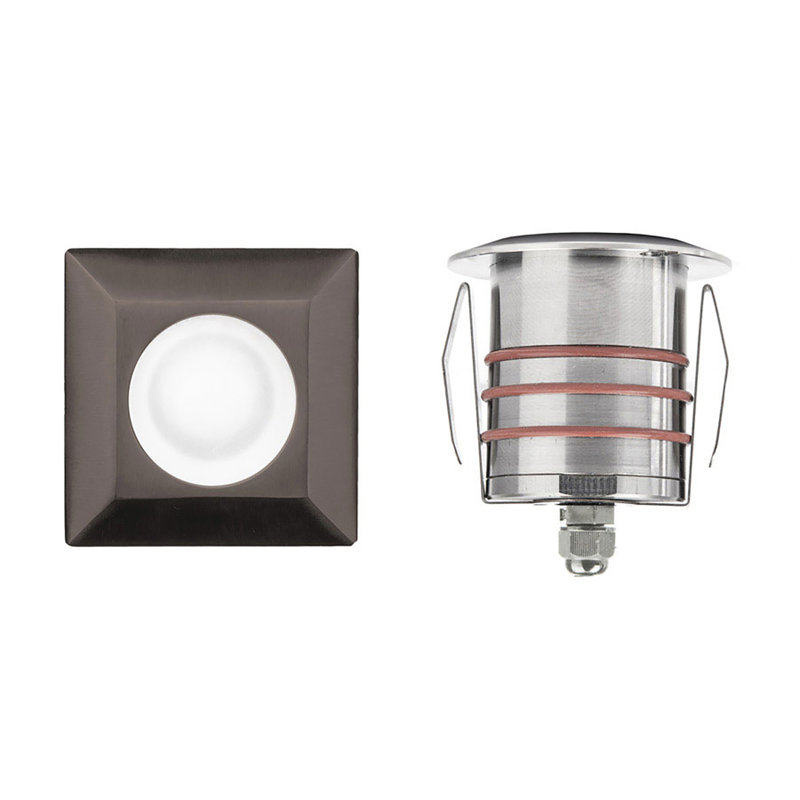LED Well Light, Stainless Steel/Bronze