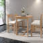 Ensembles de table et chaises modernes en bois pour petite cuisine (table et chaises incluses)