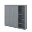 Grand lit escamotable avec tablettes-21012822