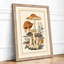 Mycology Study Botanical - Framed Print-955903410-955903421