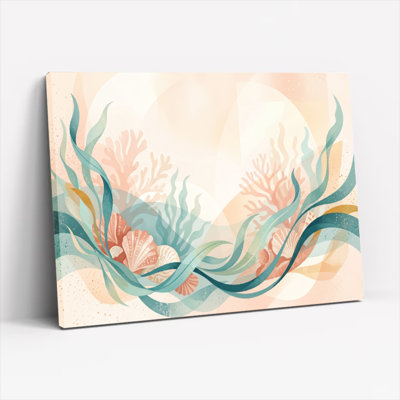 Ocean Waves Canvas Wall Art Oil Painting Print Set Of 1