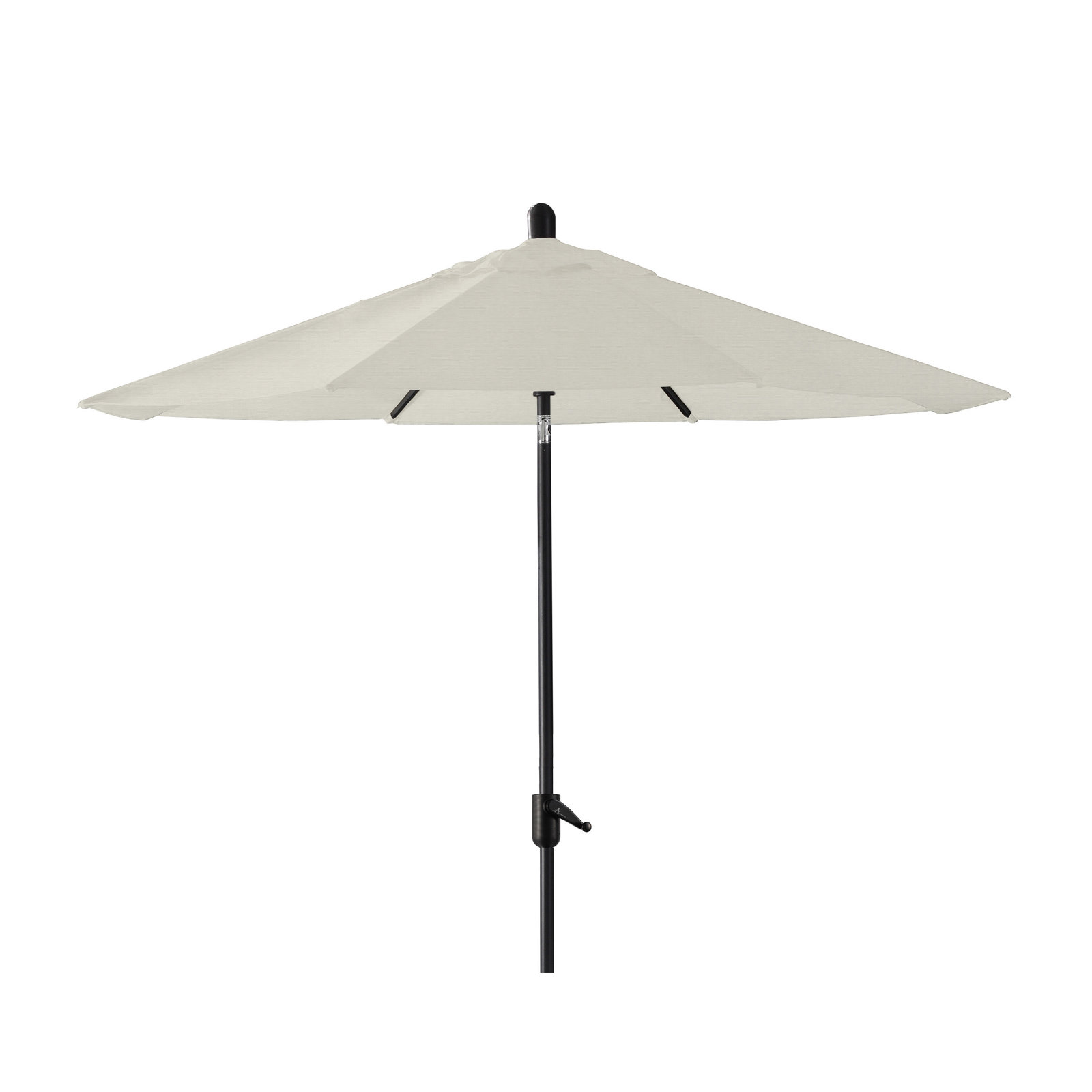 Natalie 104'' Outdoor Polyester Umbrella, Black Sapphire, Natural