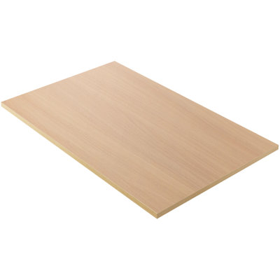 Kaboon Universal Tabletop, Solid One-Piece Melamine Table Top, Home and Office Countertop