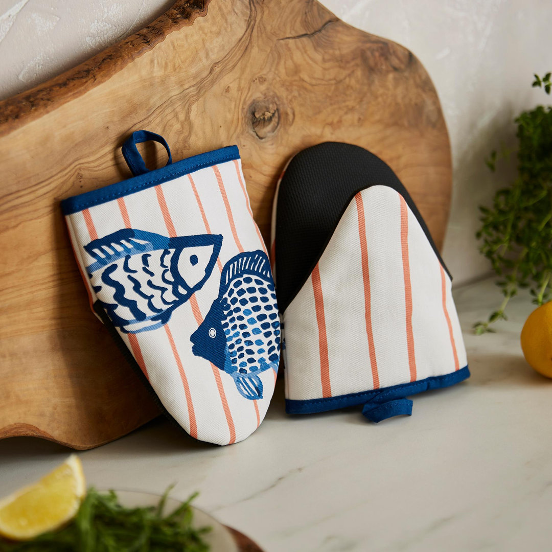Ulster Weavers Catch Of The Day 100% Cotton Oven Mitt