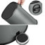 Sadeka Steel Step On Kitchen Trash Can - 1.3L-819982855