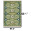 Tapis Abstract Sage Horizon
