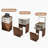 Soraide Small Dressing Table With Mirror, Three-in-one Dressing Table With 3 Drawers.