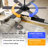 52" 6-blade Ceiling Fans With Lights And Remote Control-216312860