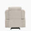 Fauteuil inclinable oscillant en chenille gris clair Galya