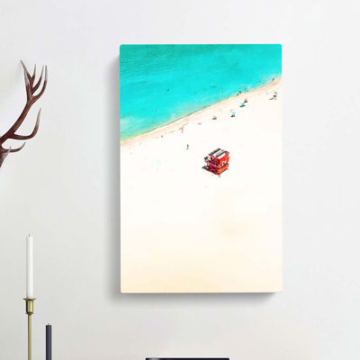 South Beach In Miami - Wrapped Canvas
