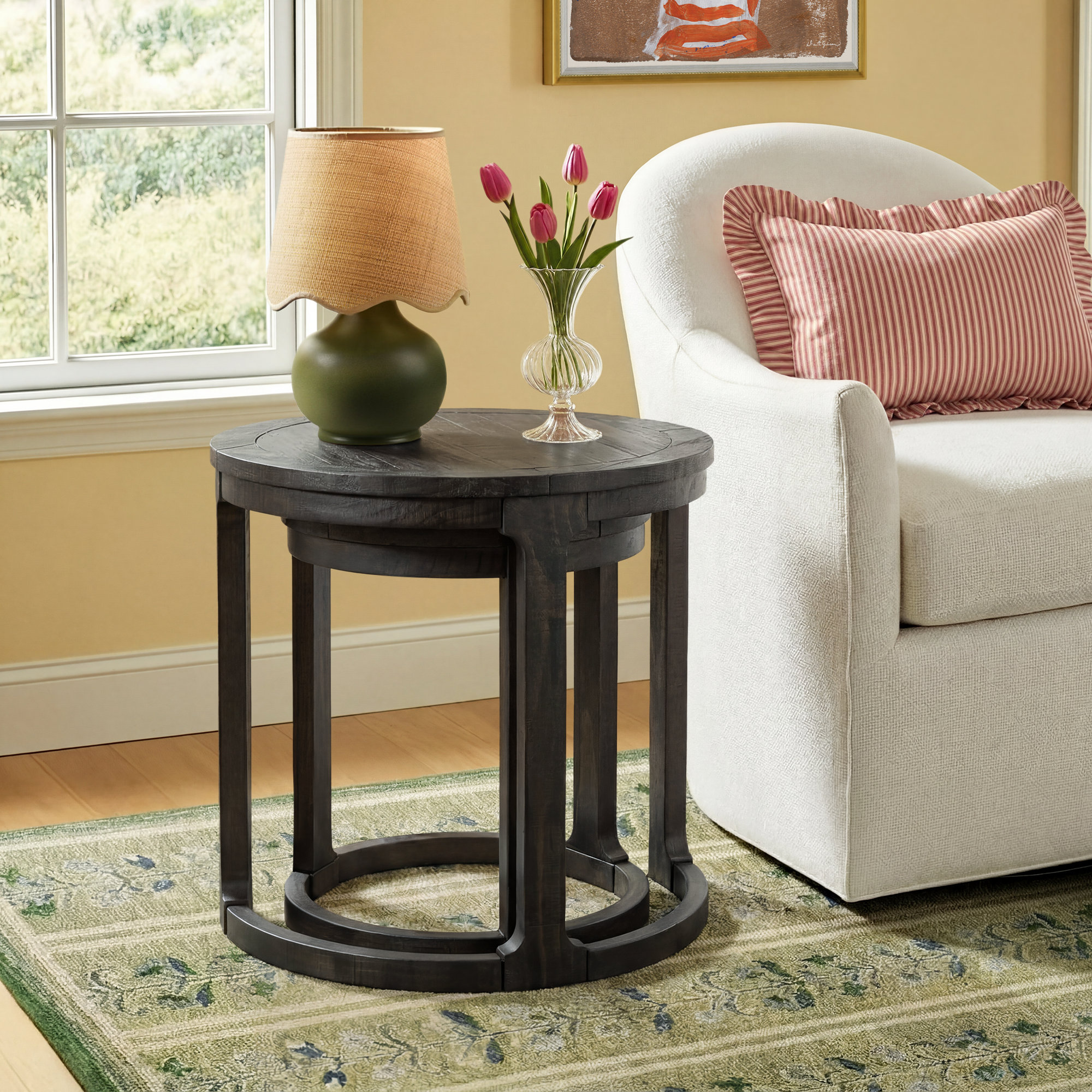 Wedgeport Nesting End Table