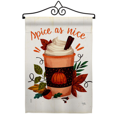 Double Sided 18.5'' H x 13'' W Polyester Flag Set