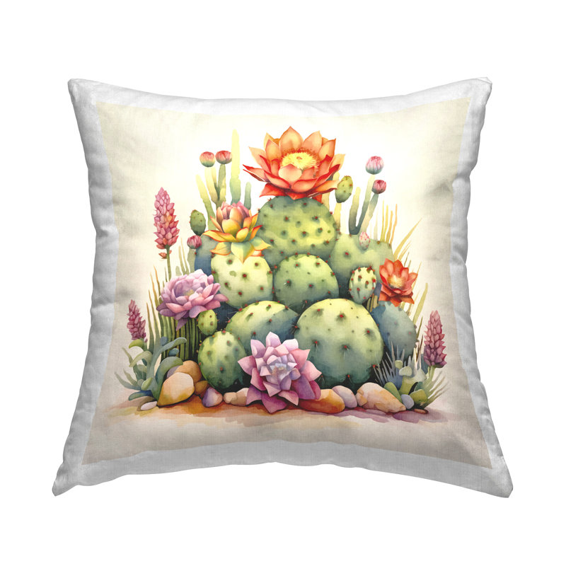 Coussin Desert Spring Cacti