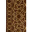 Tapis caramel / ivoire / noir noué à la main de haute qualité
