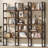 Jasmine-Rose 71" Bookshelf 5 Tiers Geometric Bookcase Display Shelf-1648676094-1648676065