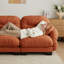 Repose-pieds Flora chenille - orange-131529143