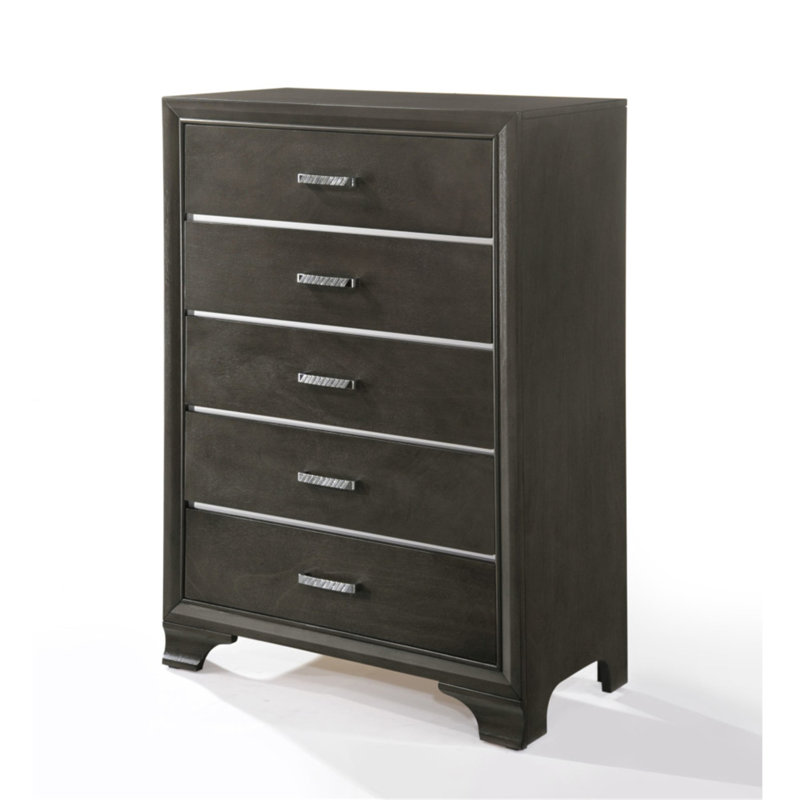 Commode 5 tiroirs, commode de chambre 5