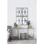 Miroir mural 16 po x 23 po rectangulaire en bois avec cadre noir antique, décoration verticale ou horizontale pour le salon, ensemble de 2-2049755939