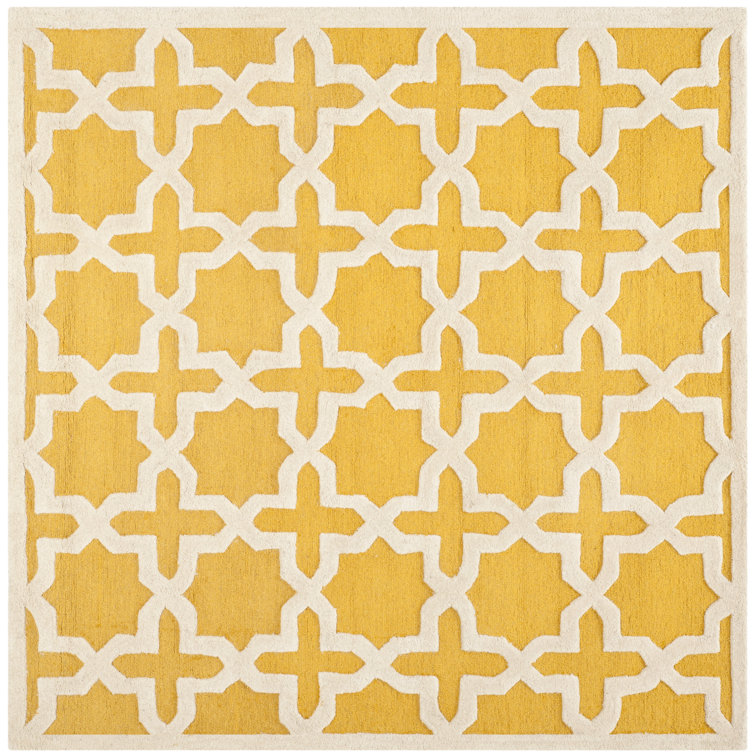 Igna Wool Yellow Area Rug