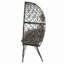 Chaise de patio avec coussin rembourré