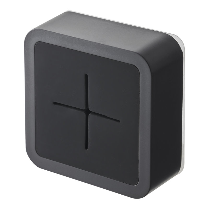 Porte-serviettes Yamazaki Home Traceless, plastique ABS, peut supporter 0,55 lb, Noir