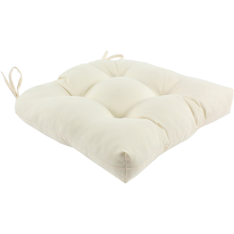 Outdoor 3'' Dining Chair Seat Cushion, Beige